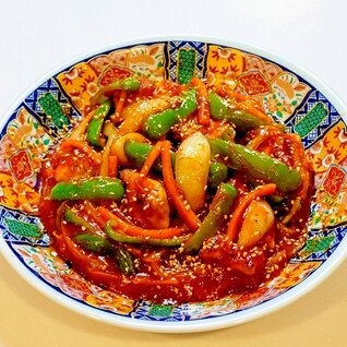 ご飯がすすむ！鶏肉と野菜の中華風ケチャップ炒め